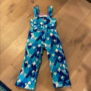 Girls Ski bibs